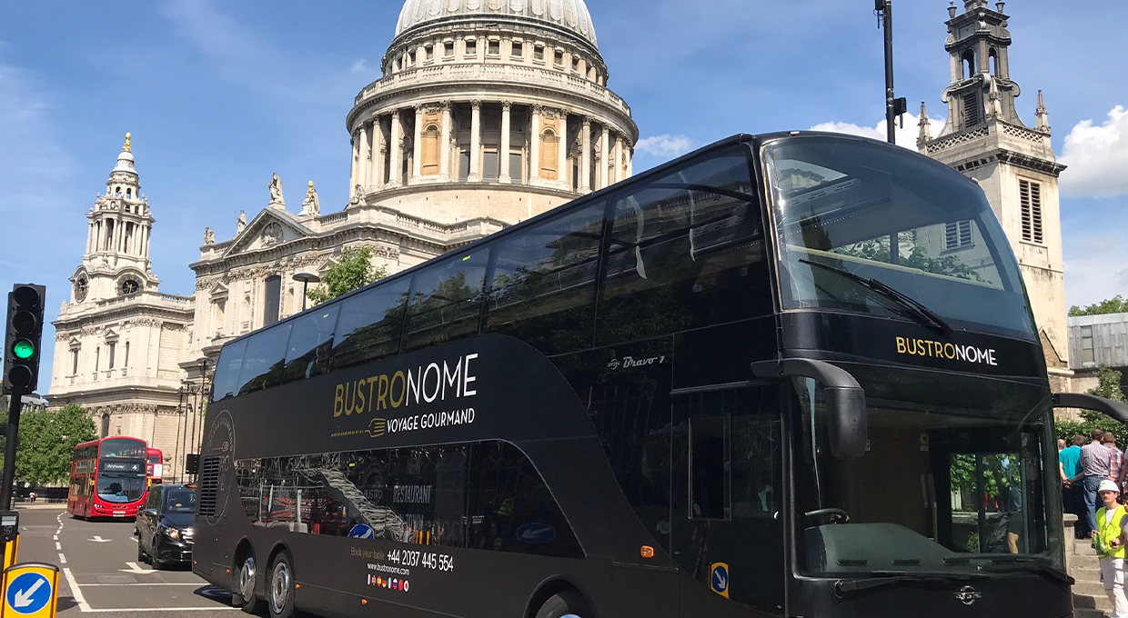 Bustronome Gourmet Dinner Tour for 2.5 Hours