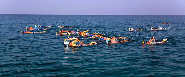 Go swimming in the Dead Sea