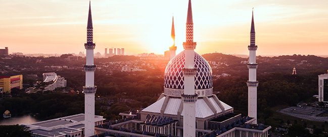 The best mosques in the world - Blue Mosque in Malaysia