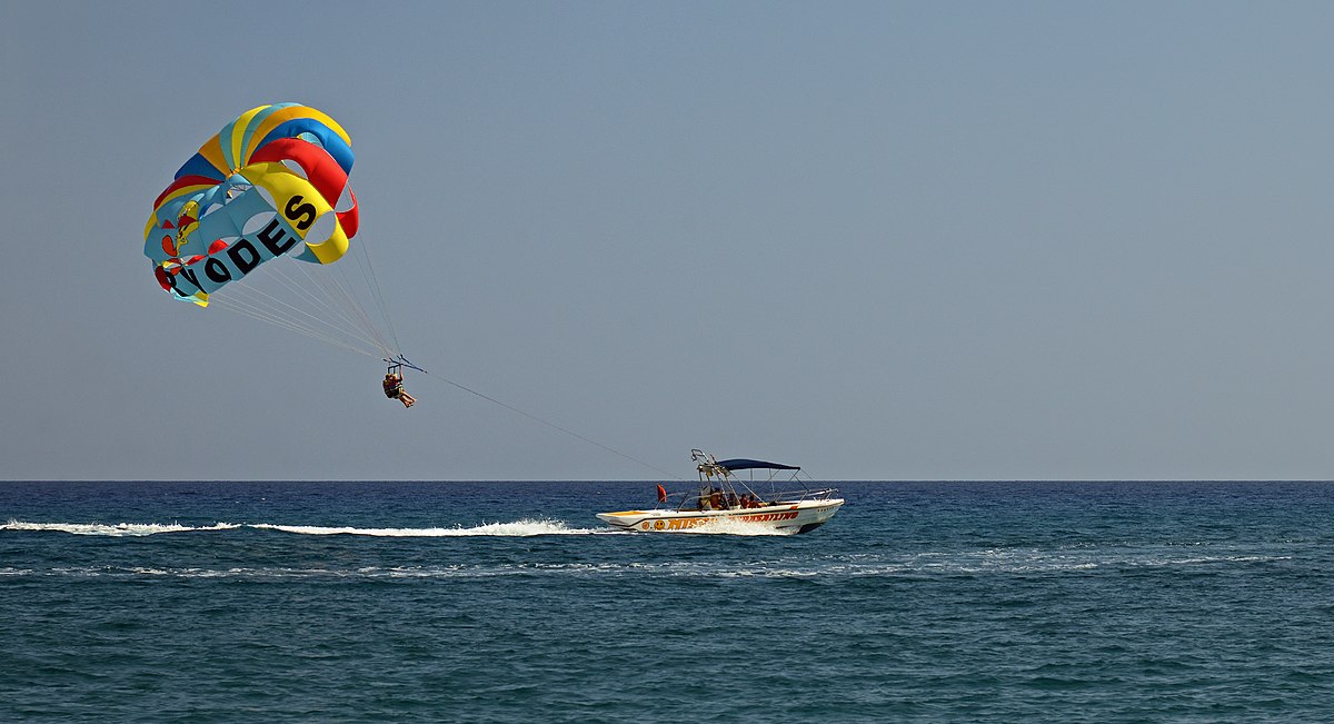 Enjoy the parasailing trip 