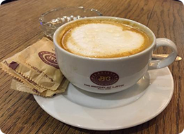 Drink your favorite coffee at Brazilian coffee Alexandria