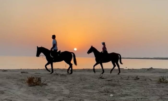 Enjoy horse riding in King Abdullah Economic City