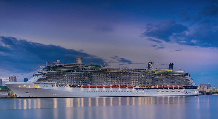 Spend an amazing time on the Celebrity Reflection (7 nights)