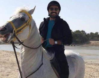 One Hour Horse Riding on the Beach in Bahrain