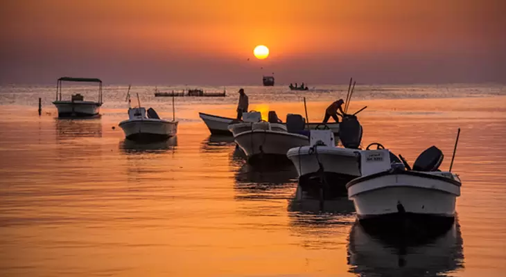 One Hour Boat trip on Amwaj Islands at Sunset