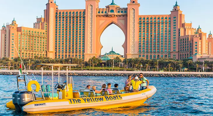 Dubai yellow boat tour 