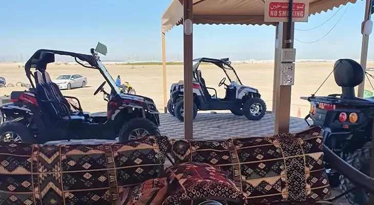 Have an incredible time in the desert with a quad bike