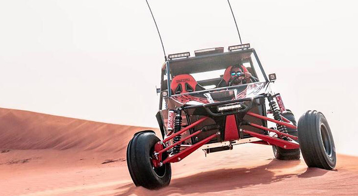 Have an incredible time in the desert with a quad bike
