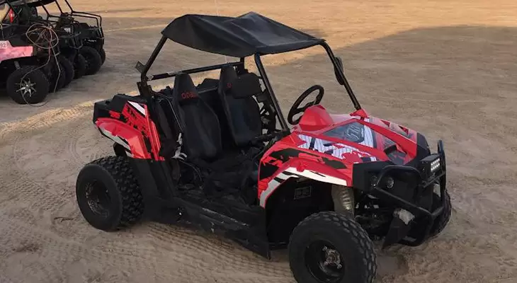 Have an incredible time in the desert with a quad bike