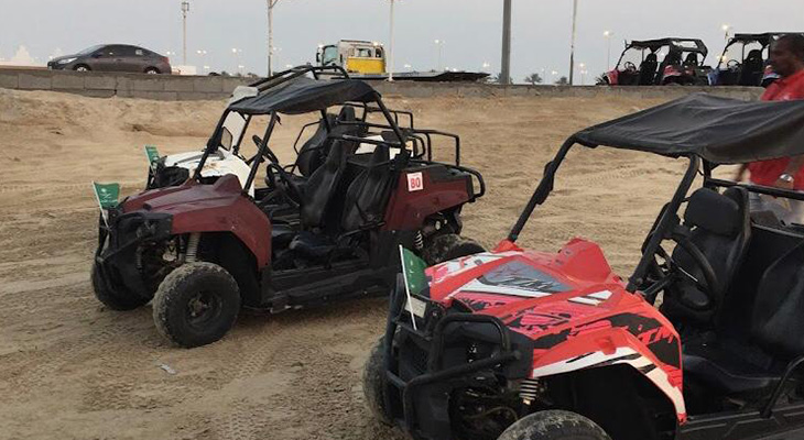 Have an incredible time in the desert with a quad bike