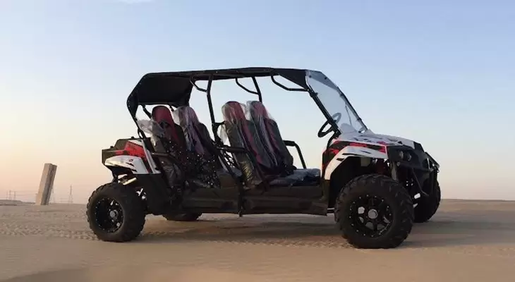 Have an incredible time in the desert with a quad bike