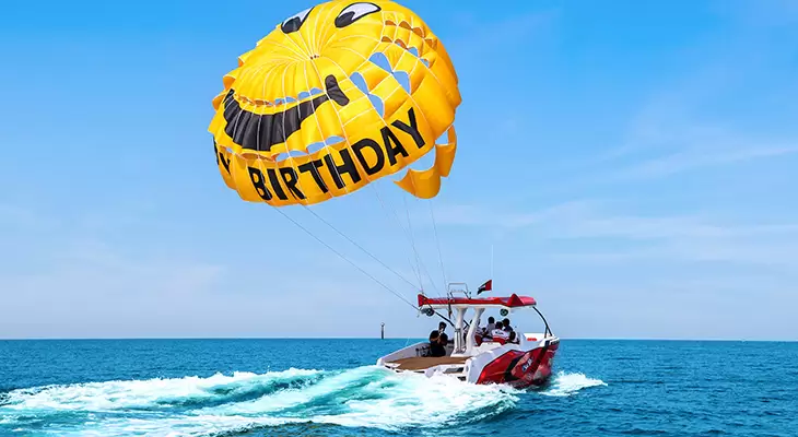 30 Mins of Parasailing With 18% Off