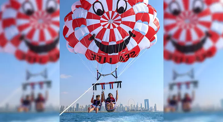 30 Mins of Parasailing With 18% Off