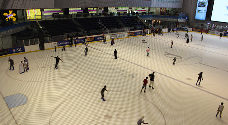 90 mins of Dubai Ice Rink (Peak Hours)