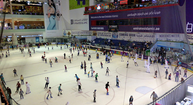 90 mins of Dubai Ice Rink (Peak Hours)