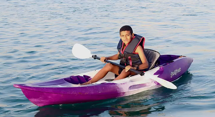 Single-Seated Kayak Ride