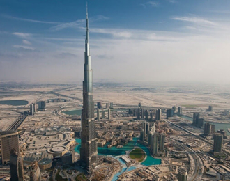 Burj Khalifa (level 124+125) and Dubai Aquarium & underwater zoo