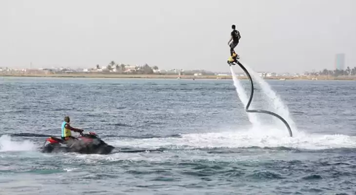 Kayak & Flyboard in Dimaniyat at Muscat Coast