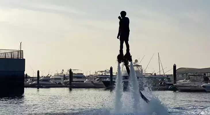 Kayak & Flyboard in Dimaniyat at Muscat Coast