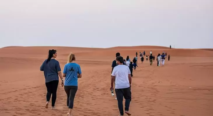 Day in the Red Sand with Hiking ,sand boarding and Desert activities 