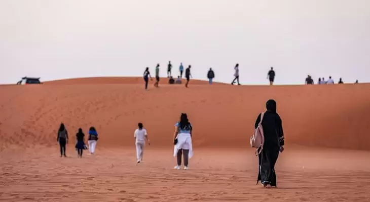 Day in the Red Sand with Hiking ,sand boarding and Desert activities 