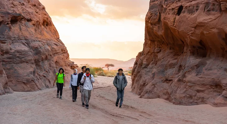 One and a Half Hour Hiking Tour at Hidden Valley Al-Aula