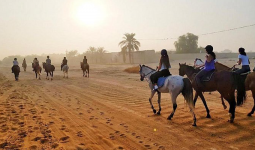 Horseback Riding Tour at Bawshar Sands 