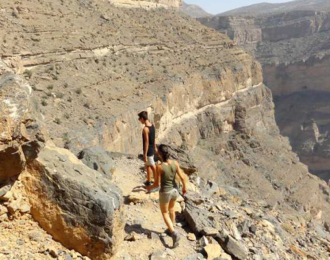 Day trip at the Western Hajar Mountain in Oman