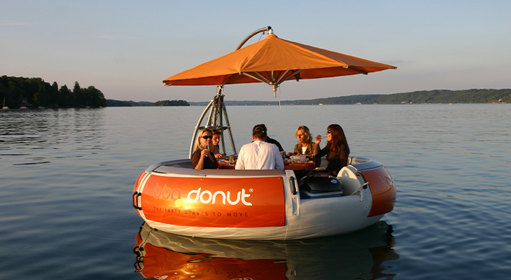 Experience Donut Boat Rental in Oman