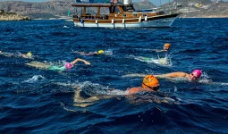 Swimming trip on Jana Island