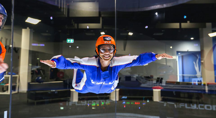 3 Flights of Adventure Indoor Skydiving for Adults with 10% OFF