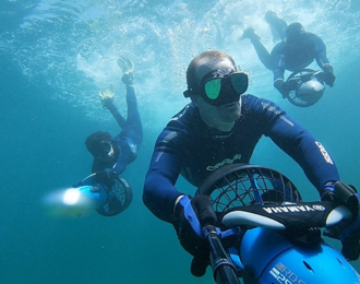 Underwater Adventure by a Sea Scooter at City Beach