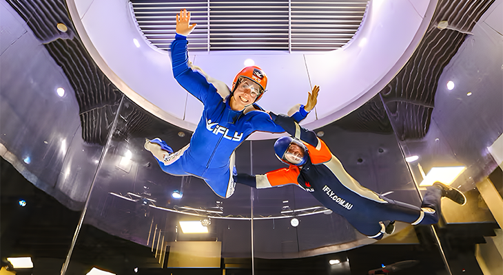 3 Flights of Adventure Indoor Skydiving for Adults with 10% OFF