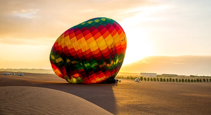  Hot Air Balloon and Camel Ride 