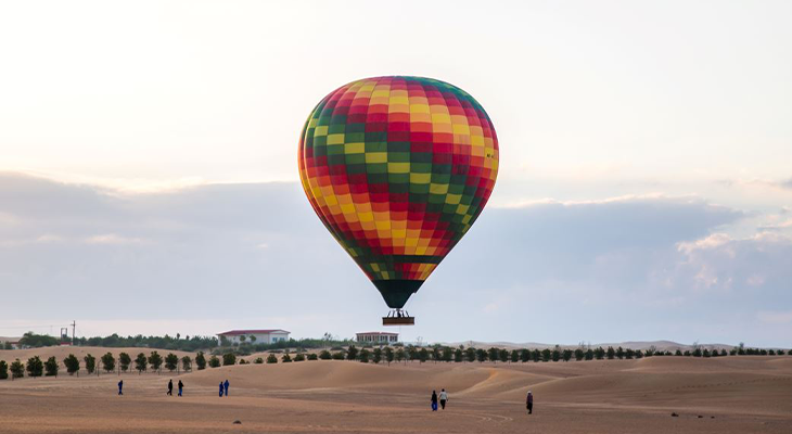  Hot Air Balloon and Camel Ride 