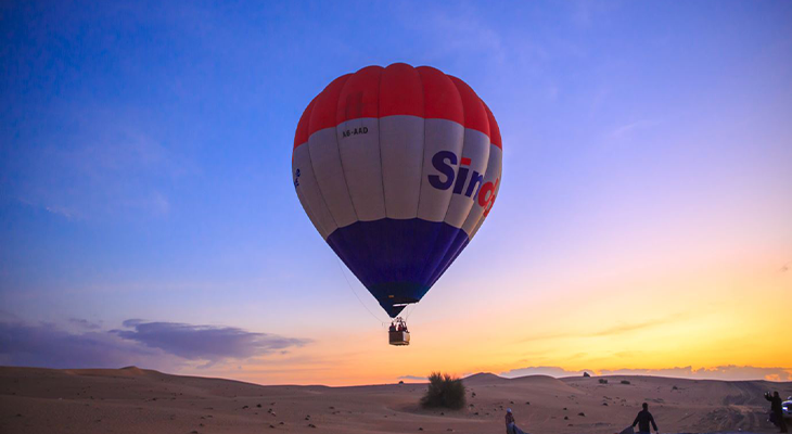  Hot Air Balloon and Camel Ride 