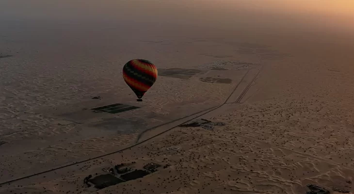  Hot Air Balloon and Camel Ride 