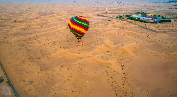  Hot Air Balloon and Camel Ride 