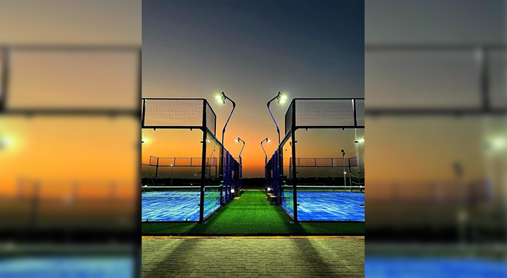 Renting Padel Court in City Beach area of Bahrain 