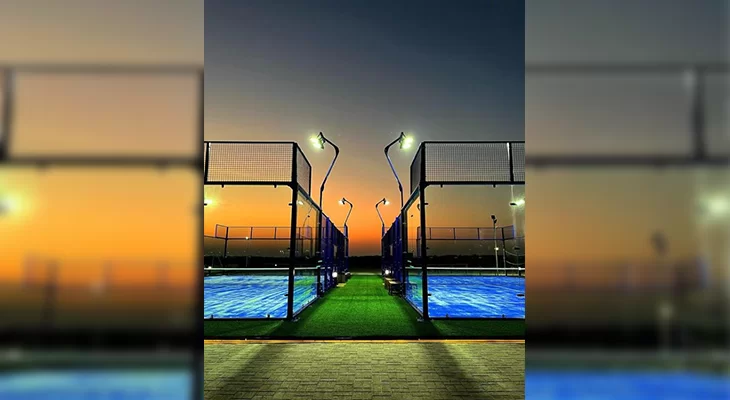 Renting Padel Court in City Beach area of Bahrain 