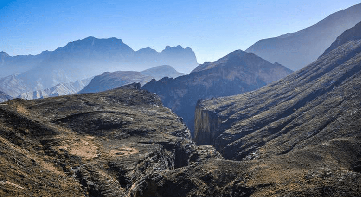 Day trip at Snake Canyon in Oman 