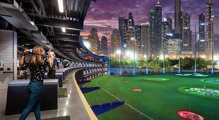 Play one Hour at Top Golf Dubai