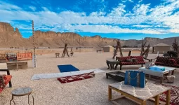 Camping and Safari Trip with Saudi Dinner in Riyadh Dessert