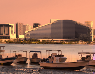 One Hour Boat trip on Amwaj Islands at Sunset