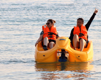 Paddle Boat Ride Experience at City Beach