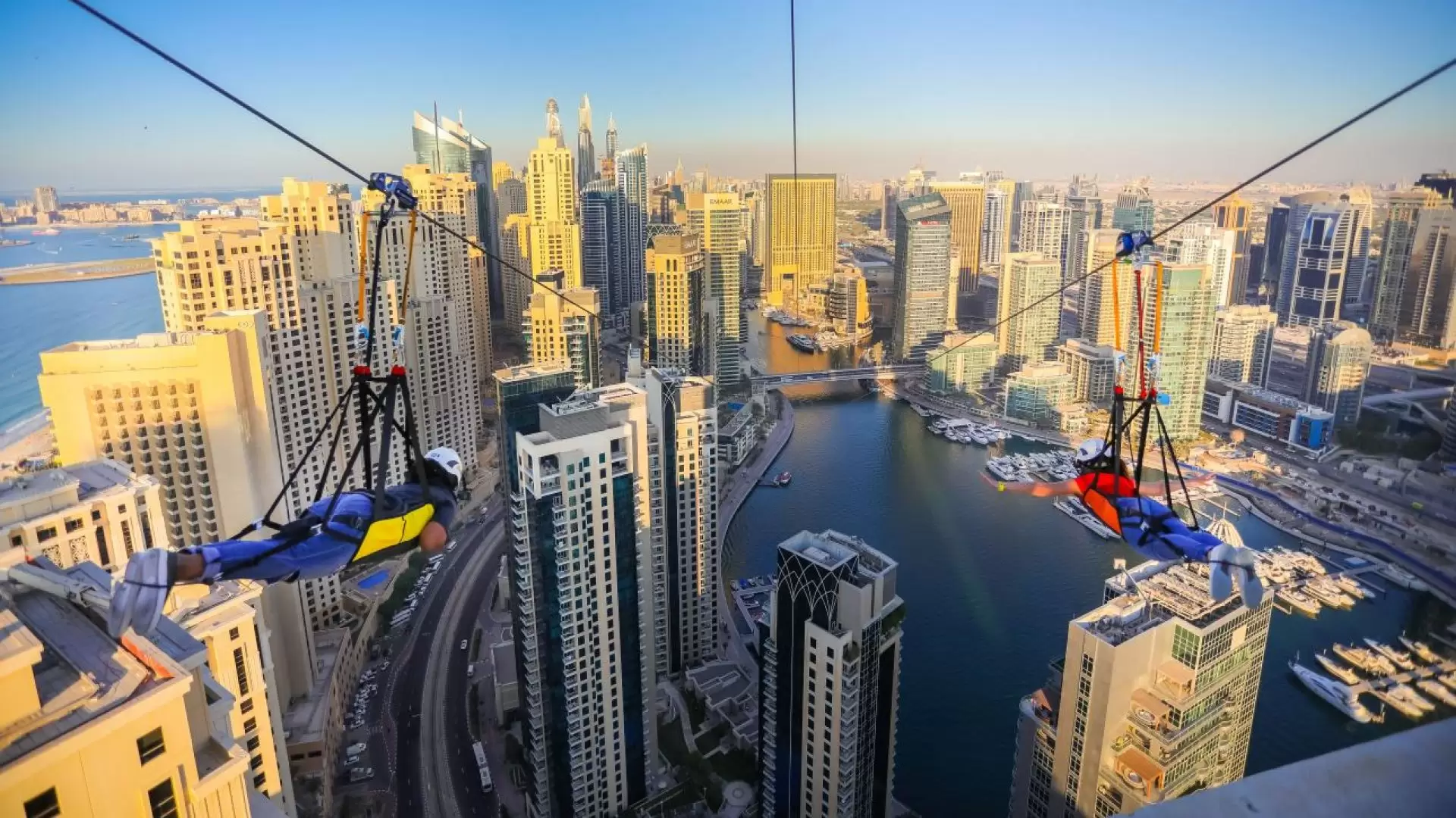 Zipline Experience at Xline Dubai Marina