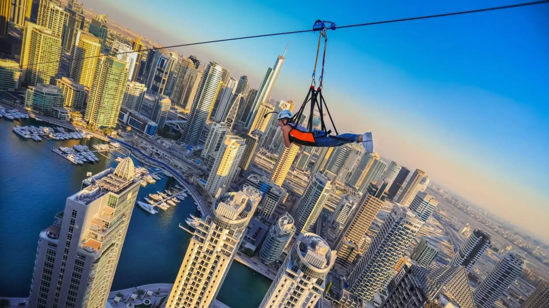 Zipline Experience at Xline Dubai Marina