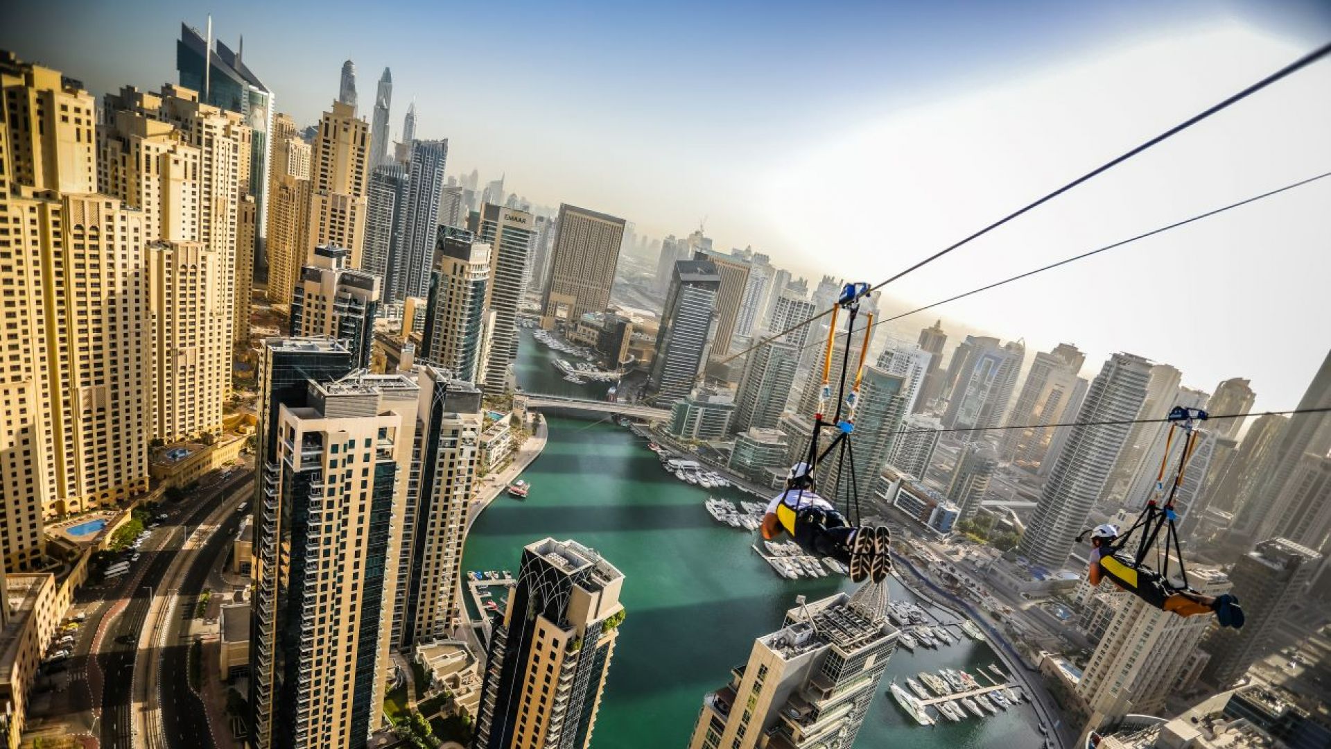 Zipline Experience at Xline Dubai Marina