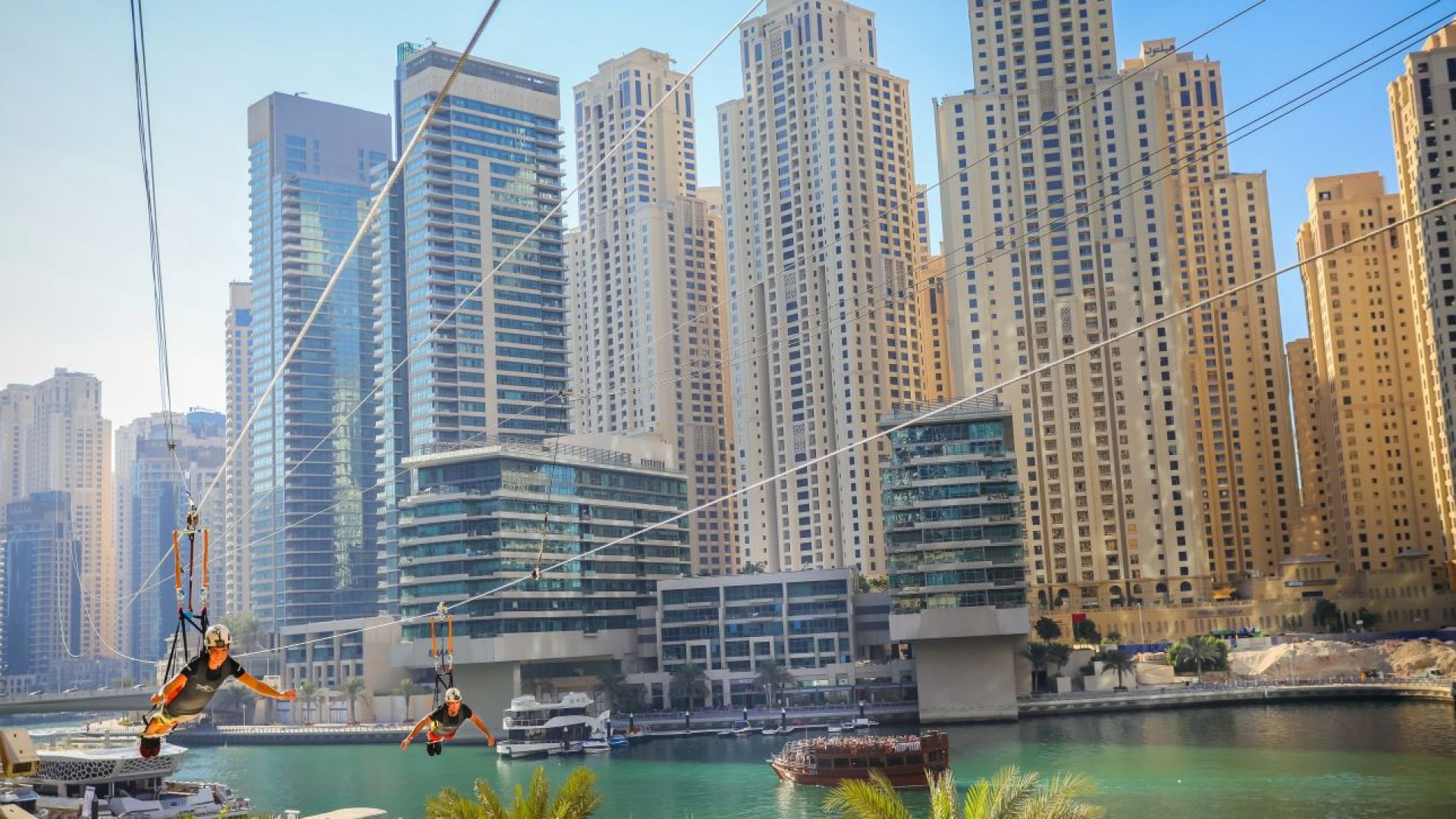 Zipline Experience at Xline Dubai Marina