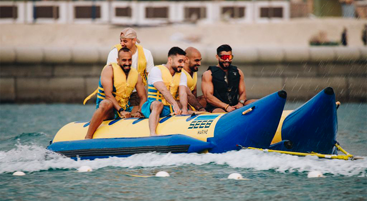 Banana Boat Ride at Water Garden City for Group